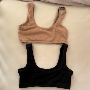 BUNDLE of 2 ARQ wide-strap bra size large